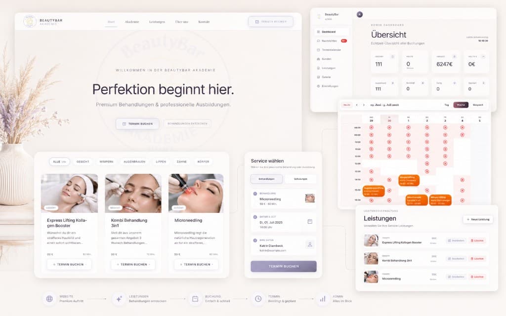 BeautyBar Akademie — Buchungssystem